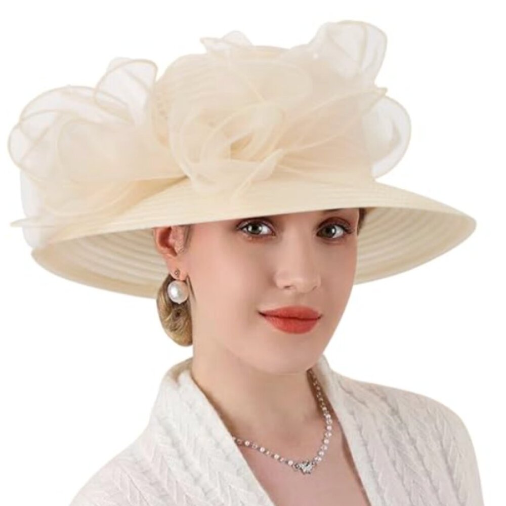 Kentucky Derby Church Dress Hat for Women Fuchsia Line